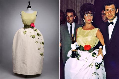 elizabeth taylor in christian dior|elizabeth taylor gown.